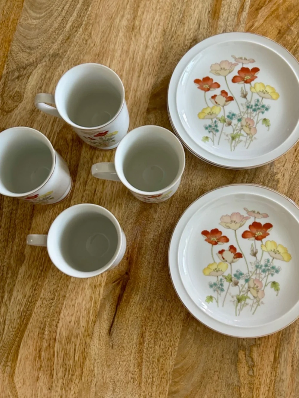 Painted Poppy  Fanci Florals Collection — 2 piece set